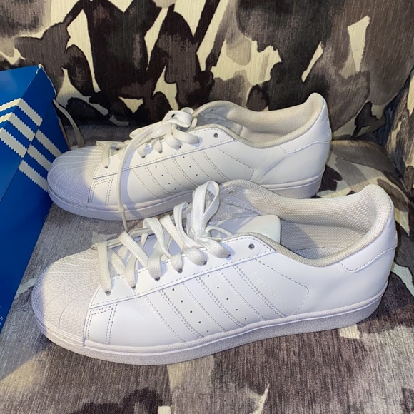 white high top shell toe adidas